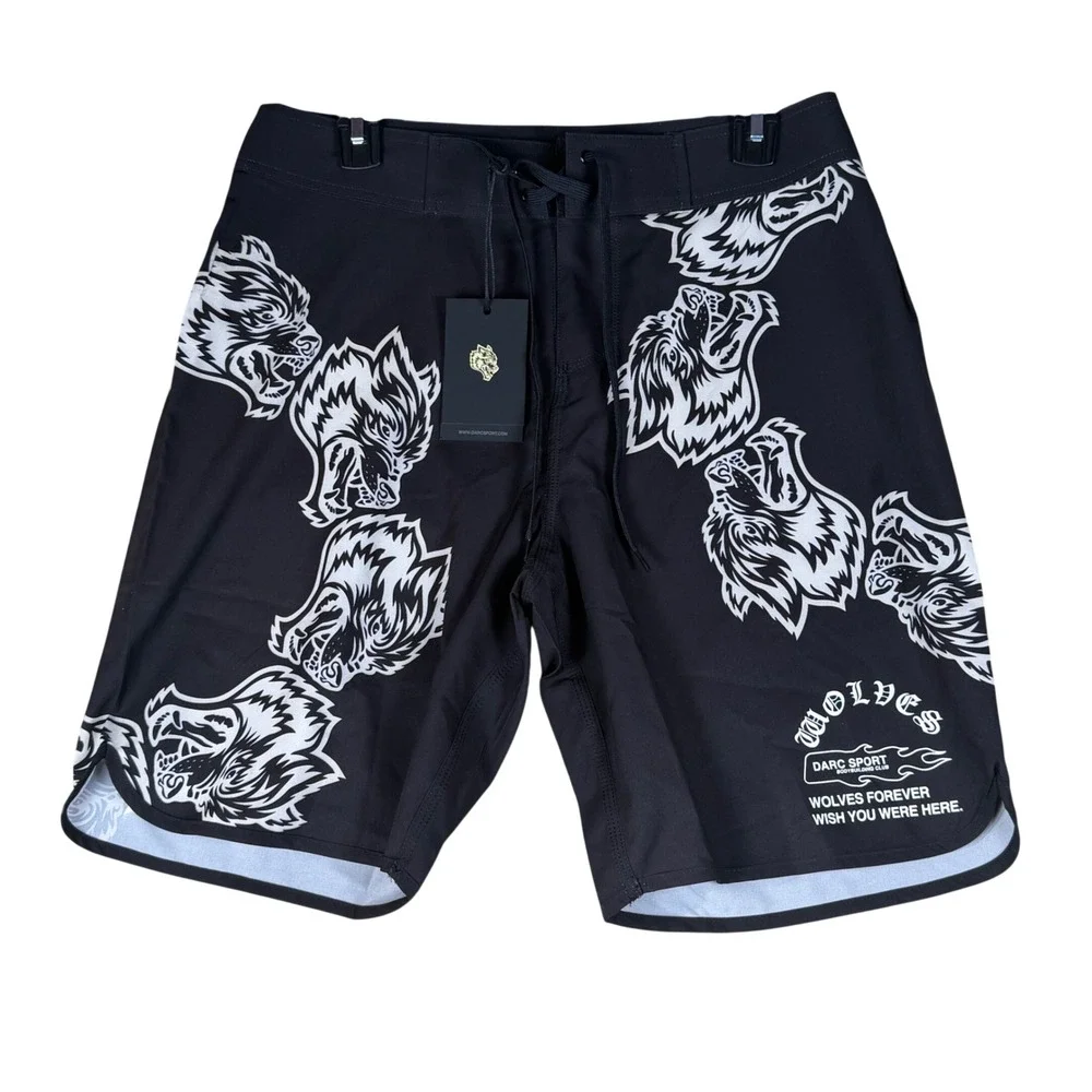 Darc Sport Surrounded By Family No Weapon Stage Shorts Black Wolf